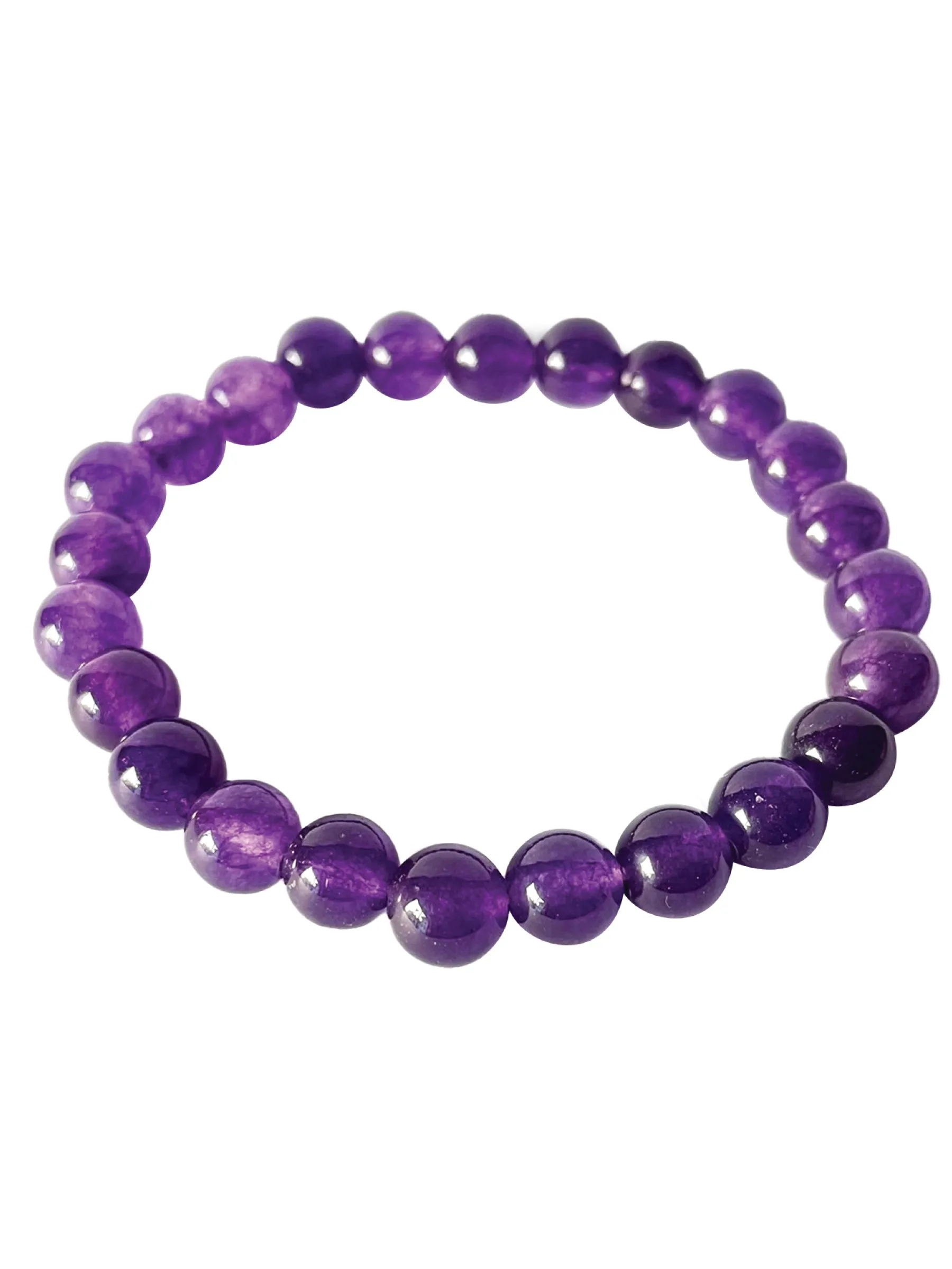 Amethyst Beaded Bracelet