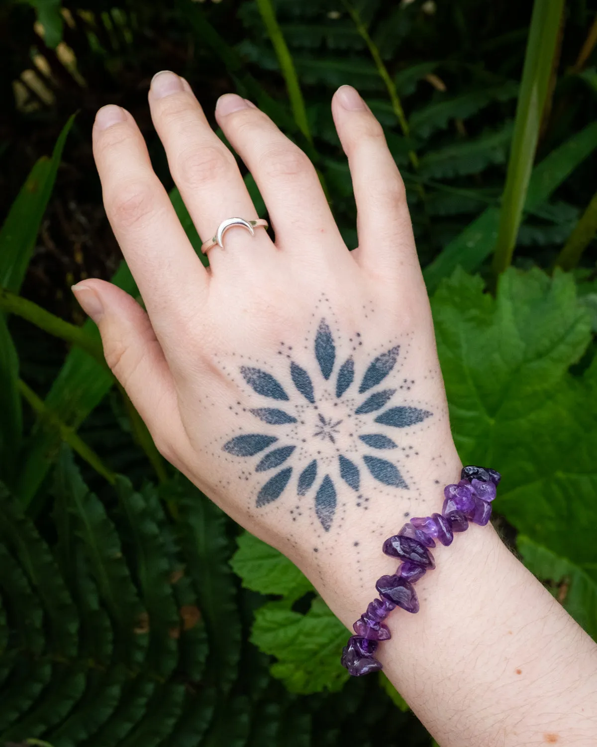 Amethyst Chip Bracelet