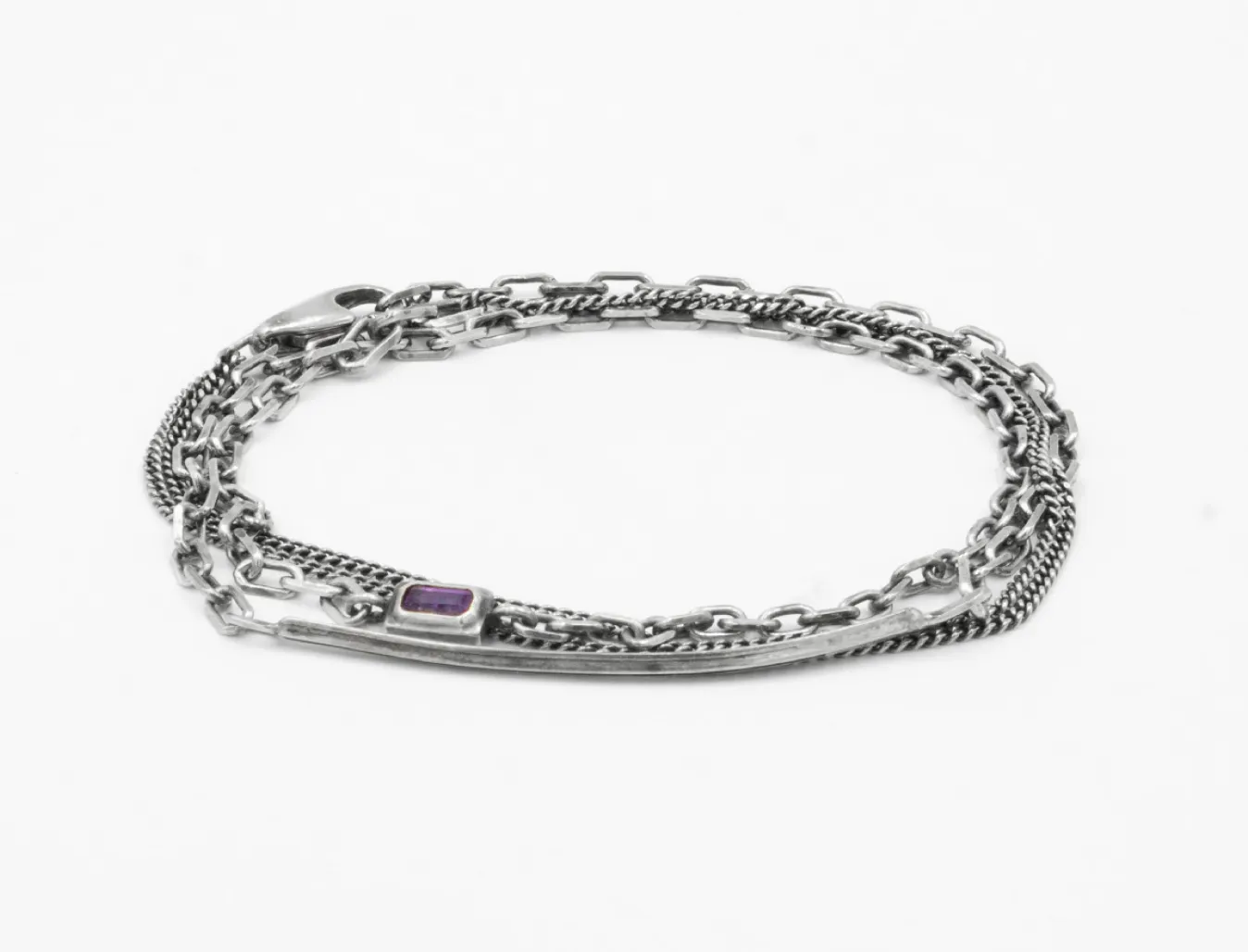 AMETHYST MULTI WRAP BRACELET 535