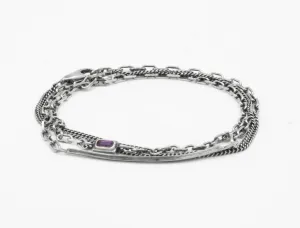 AMETHYST MULTI WRAP BRACELET 535