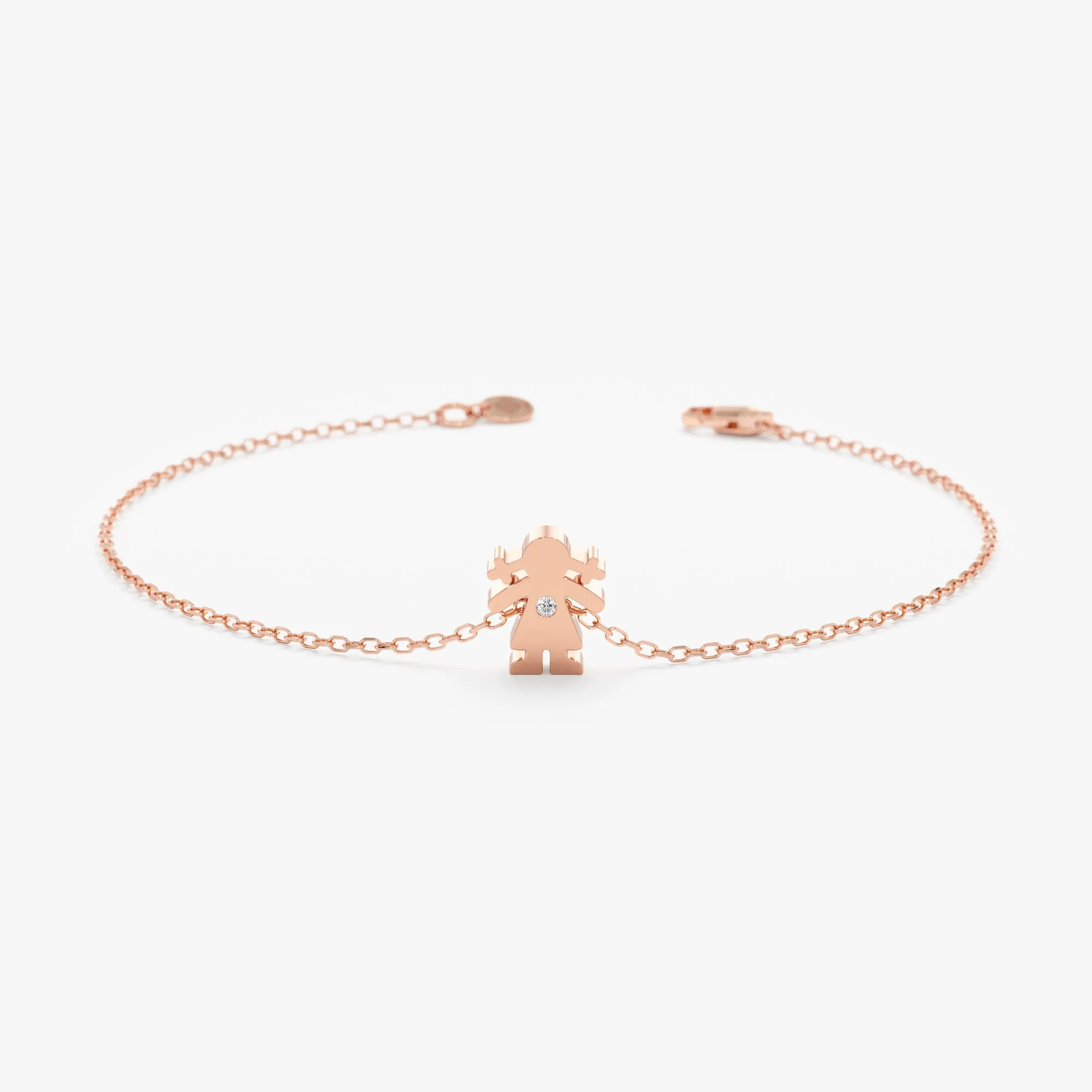 Baby Girl Diamond Bracelet, Greta