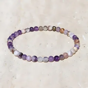 Chevron Amethyst Delicate Bracelet