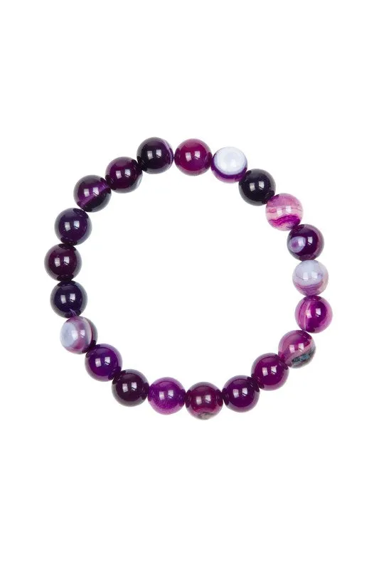 Dog Teeth Amethyst Stone Kids Bracelet