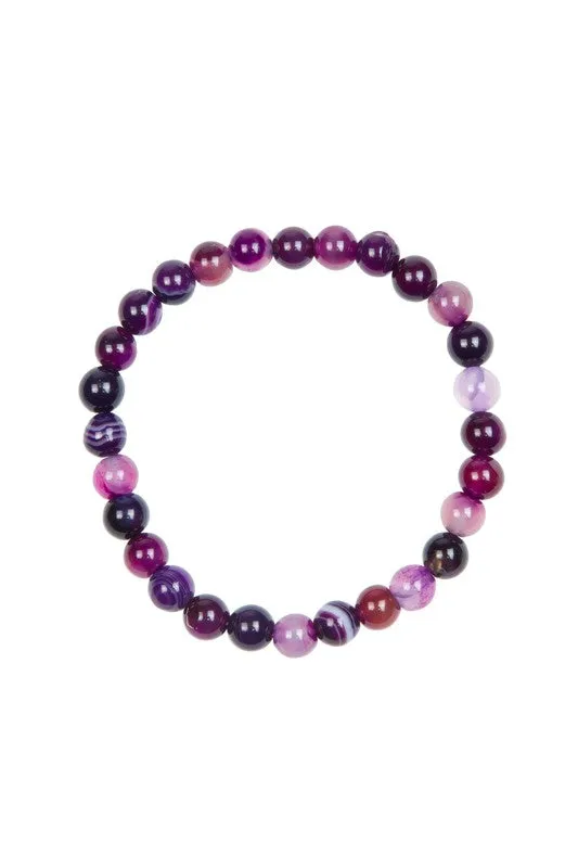 Dog Teeth Amethyst Stone Kids Bracelet