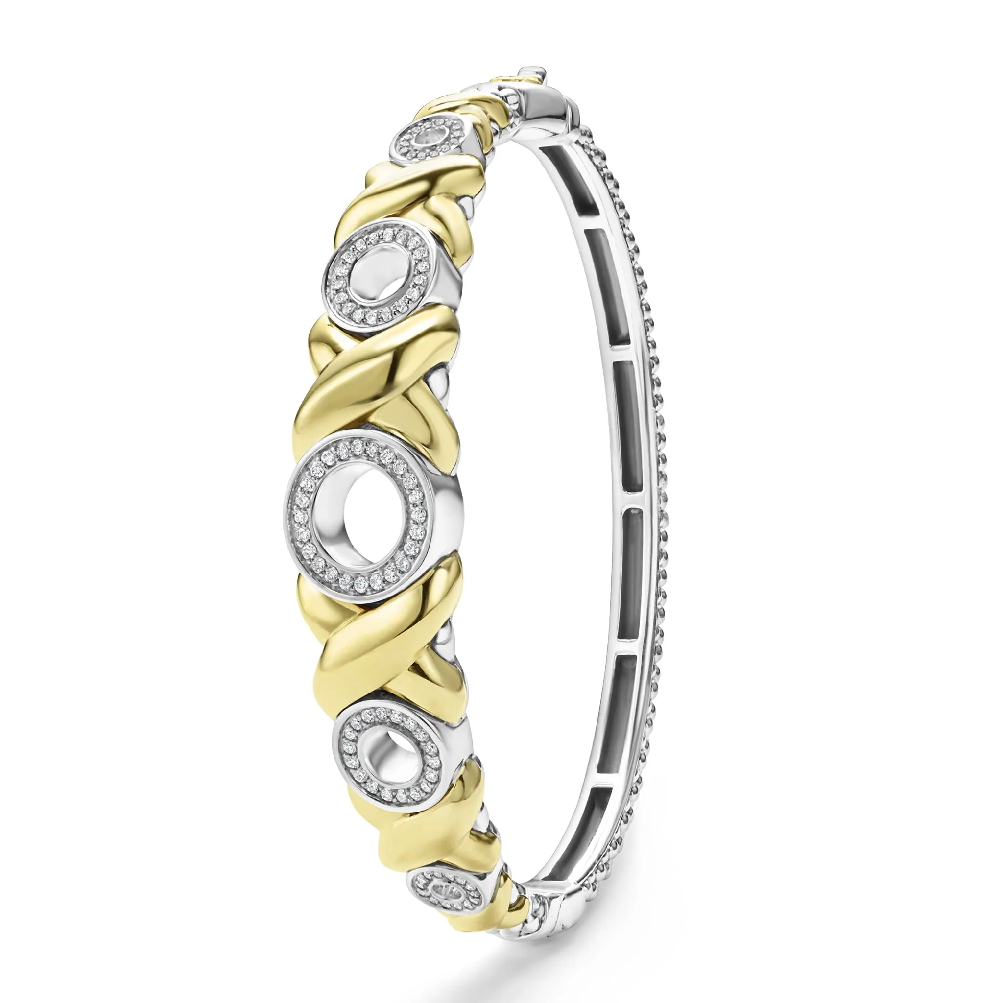 Embrace 18K Gold XO Diamond Bracelet