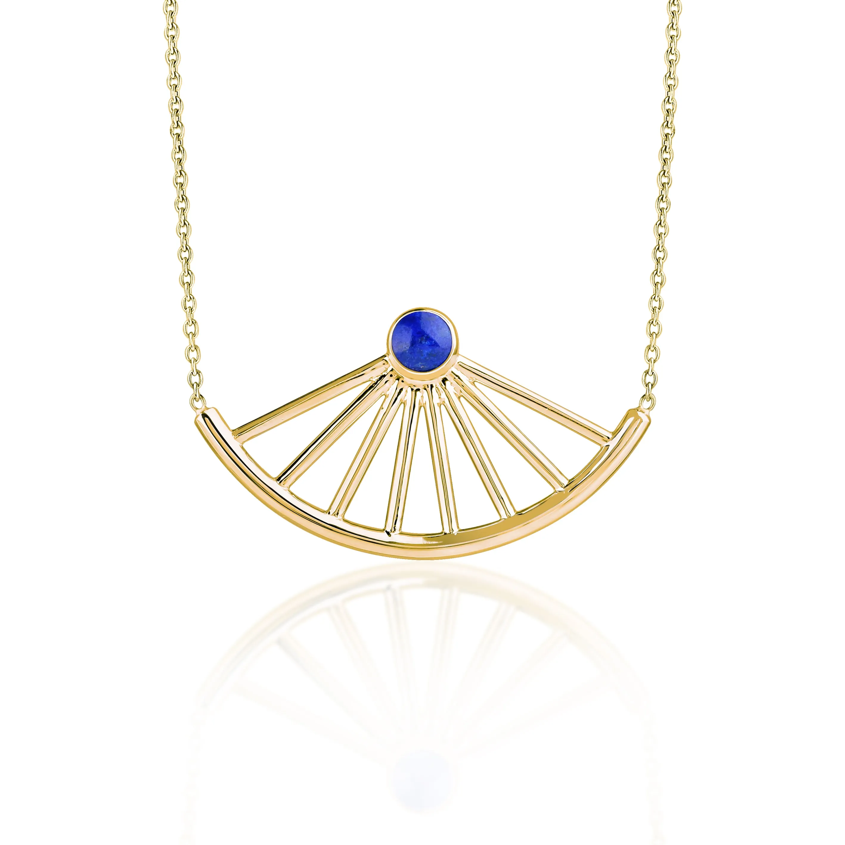 Eye Necklace With Lapis Lazuli