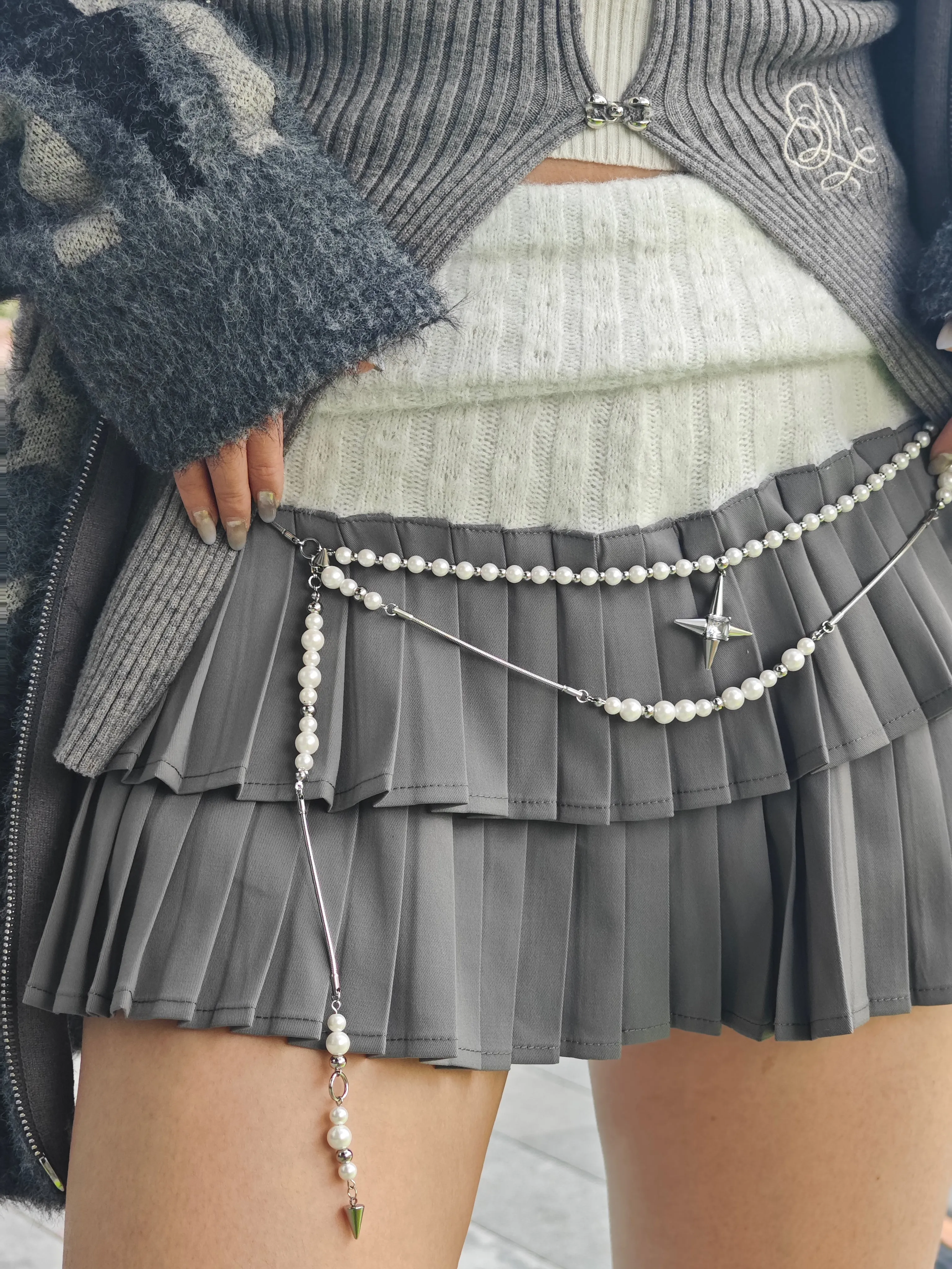 Fervooor Prickly Star necklace/belly chain