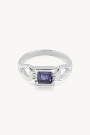 Freya Iolite Silver Ring