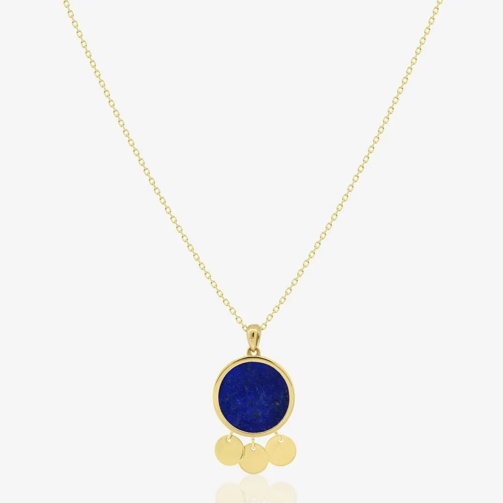 Galera Necklace in Lapis Lazuli
