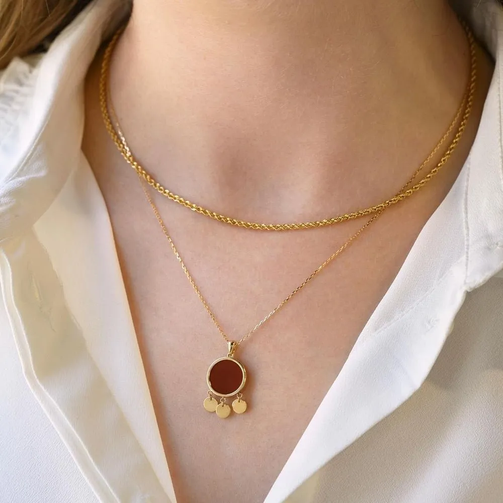 Galera Necklace in Lapis Lazuli