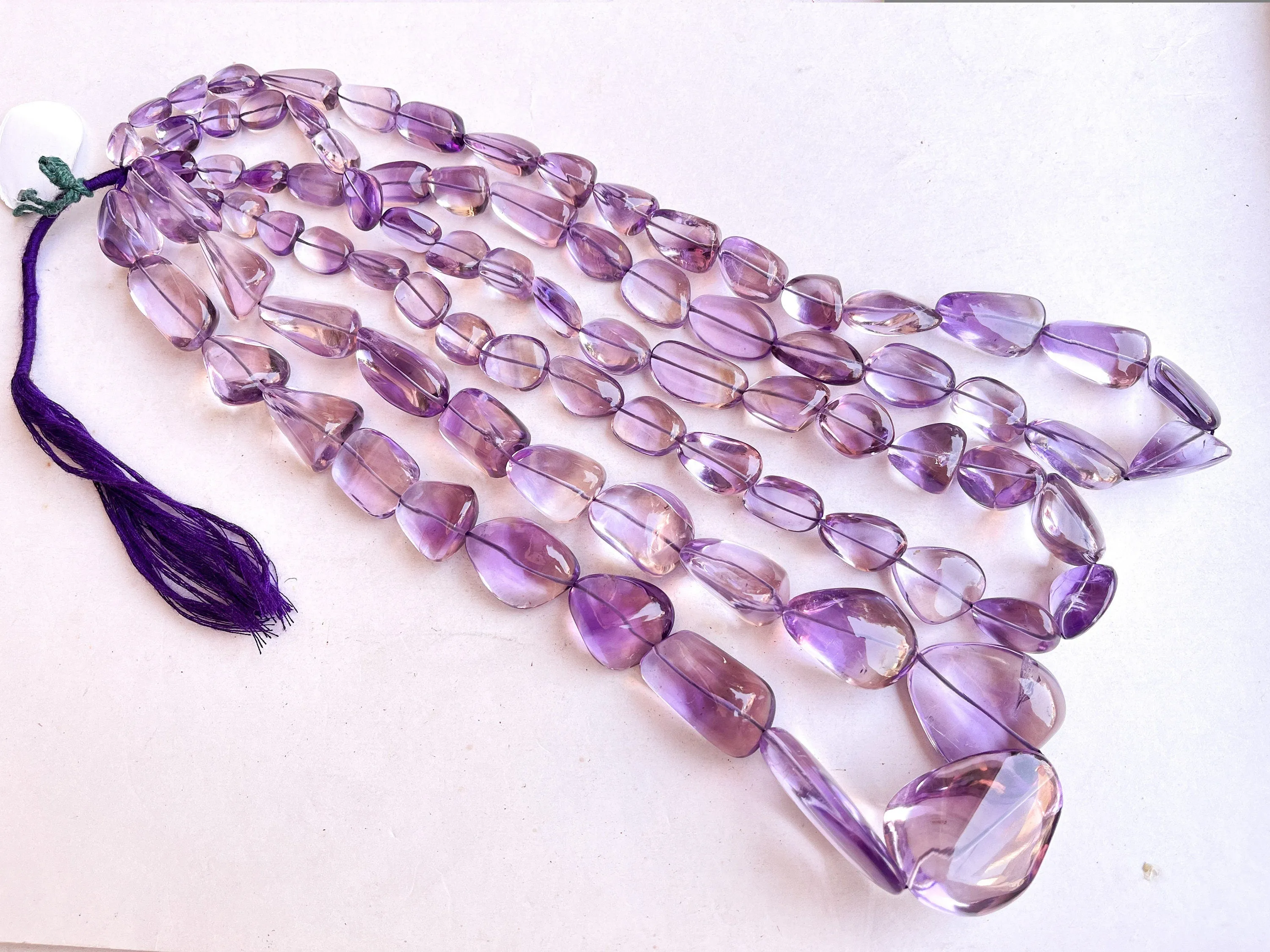 Glossy Natural Pink Amethyst Smooth High Quality Nuggets