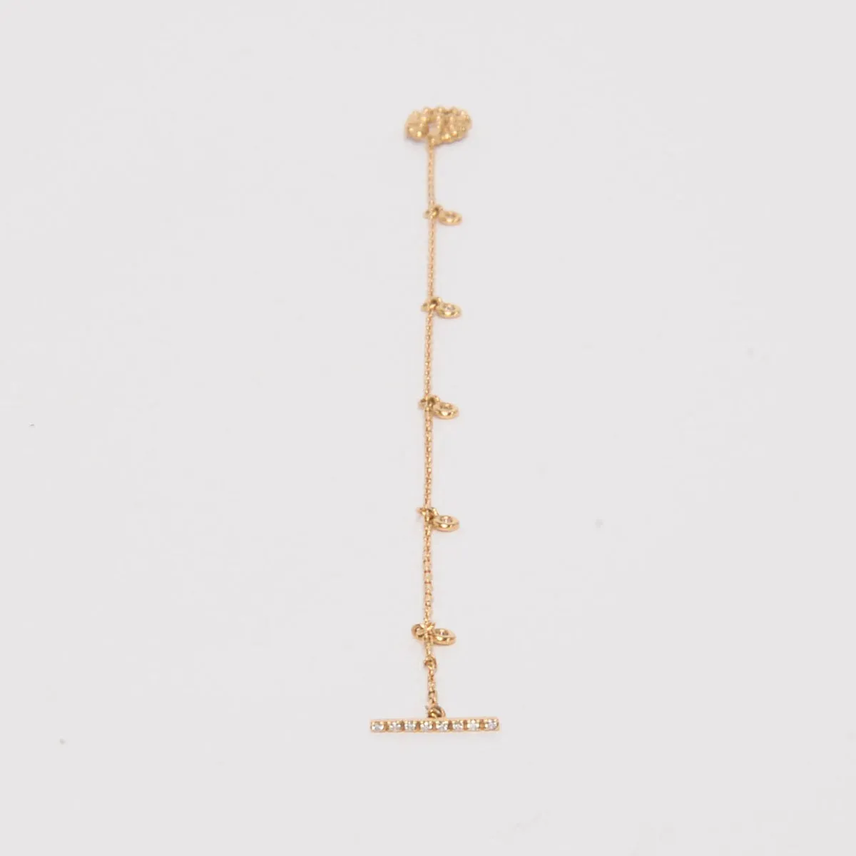 Gucci 18K Gold & Diamond Running GG Bracelet