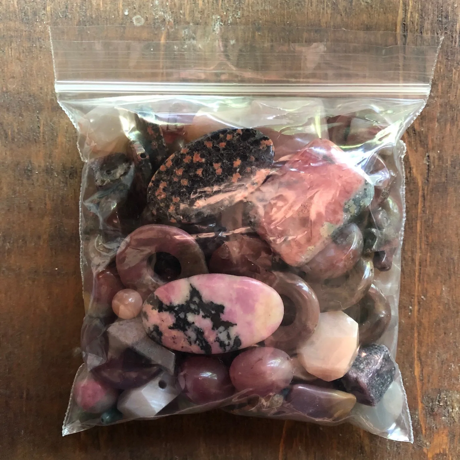 Jasper and Grey Moonstone Mix
