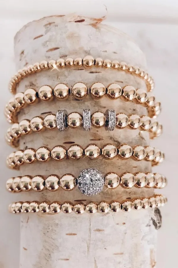 MAC & RY JEWELRY - PAVE BALL BRACELET