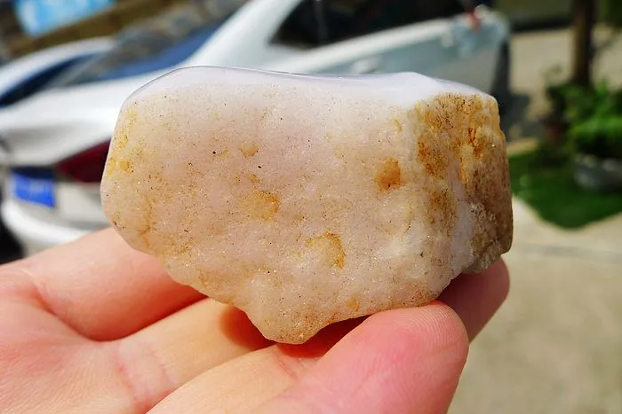 Natural Jade Rough Jadeite Raw (112g,5.4X4.1X3.3cm)