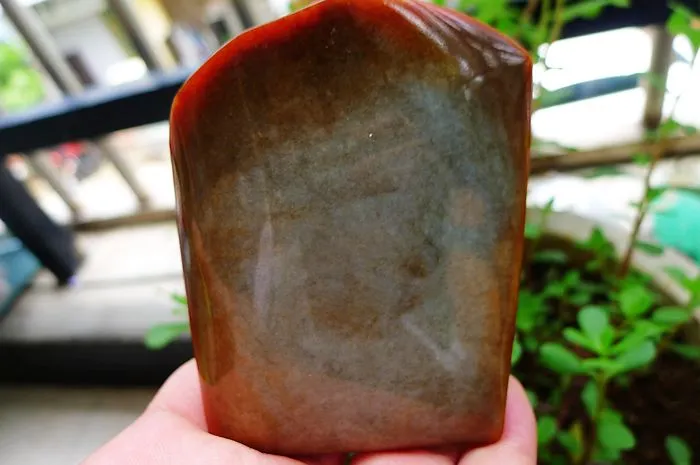 Natural Jade Rough Jadeite Raw (196g,8.2X6.5X1.9cm)