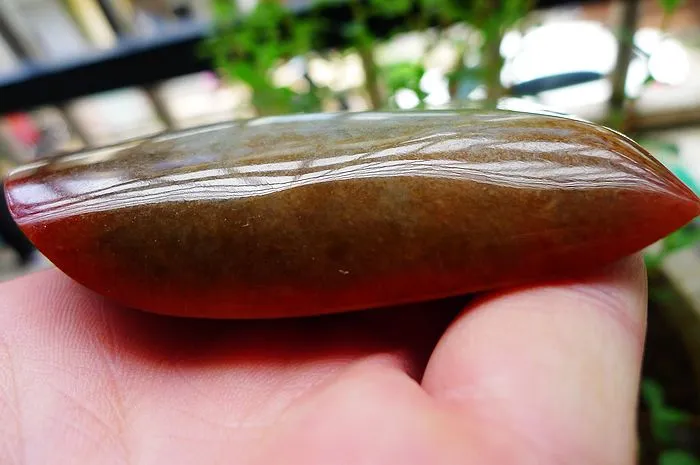 Natural Jade Rough Jadeite Raw (196g,8.2X6.5X1.9cm)