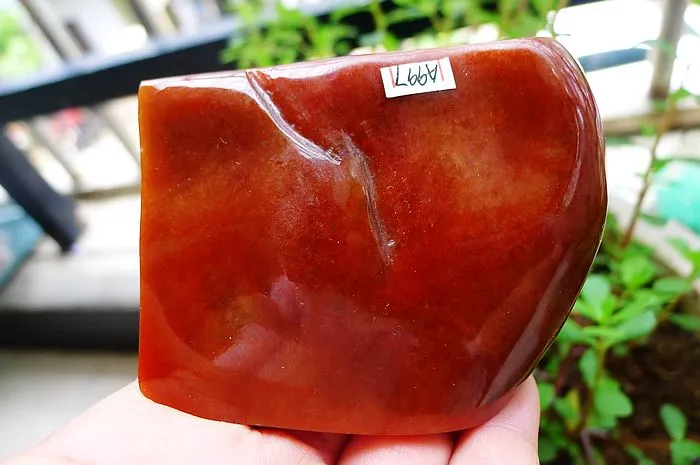Natural Jade Rough Jadeite Raw (196g,8.2X6.5X1.9cm)