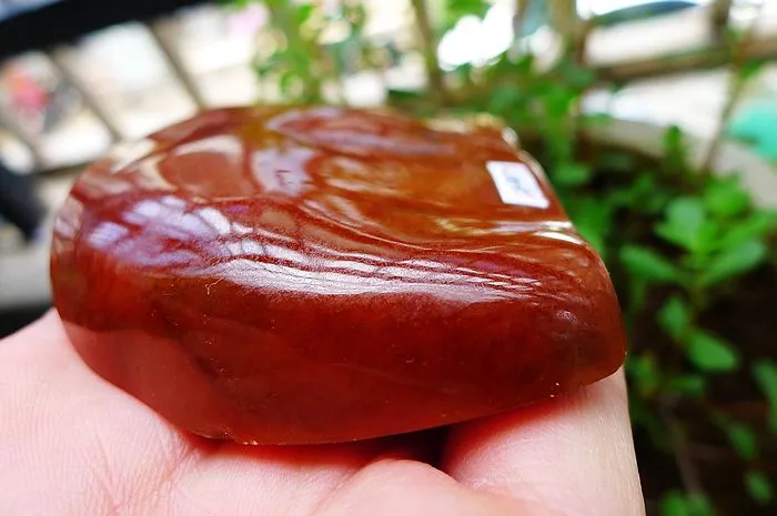 Natural Jade Rough Jadeite Raw (196g,8.2X6.5X1.9cm)