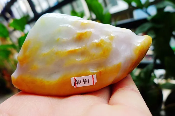 Natural Jade Rough Jadeite Raw (310g,8X4.5X4.3cm)