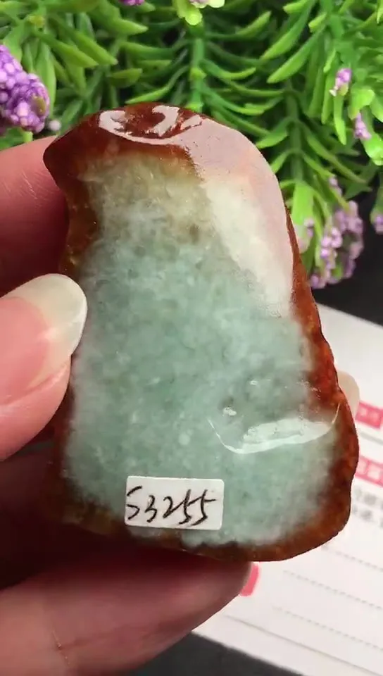 Natural Jade Rough Jadeite Raw (4.8x3.4X1.5cm)-S3255