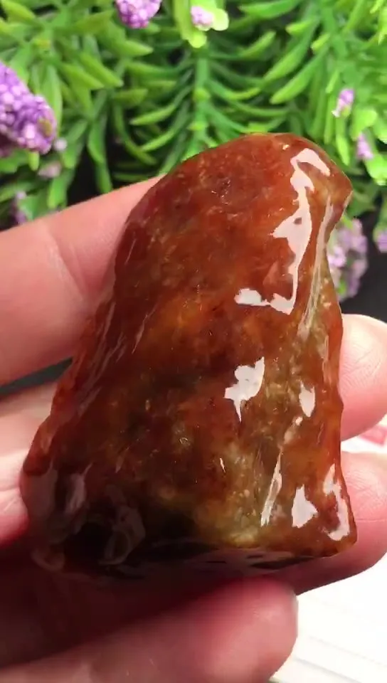 Natural Jade Rough Jadeite Raw (4.8x3.4X1.5cm)-S3255