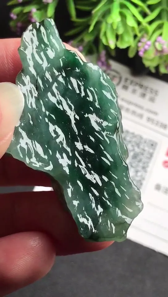 Natural Jade Rough Jadeite Raw (5.0x2.3X1.1cm)-S3260