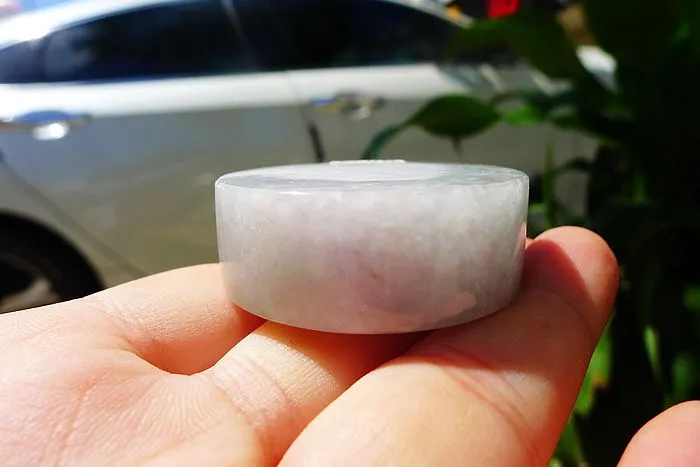 Natural Jade Rough Jadeite Raw (64g,4X4X1.5cm)