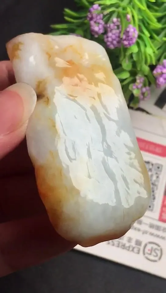 Natural Jade Rough Jadeite Raw (6.4x3.0x1.8cm)-V1424