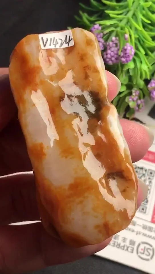 Natural Jade Rough Jadeite Raw (6.4x3.0x1.8cm)-V1424