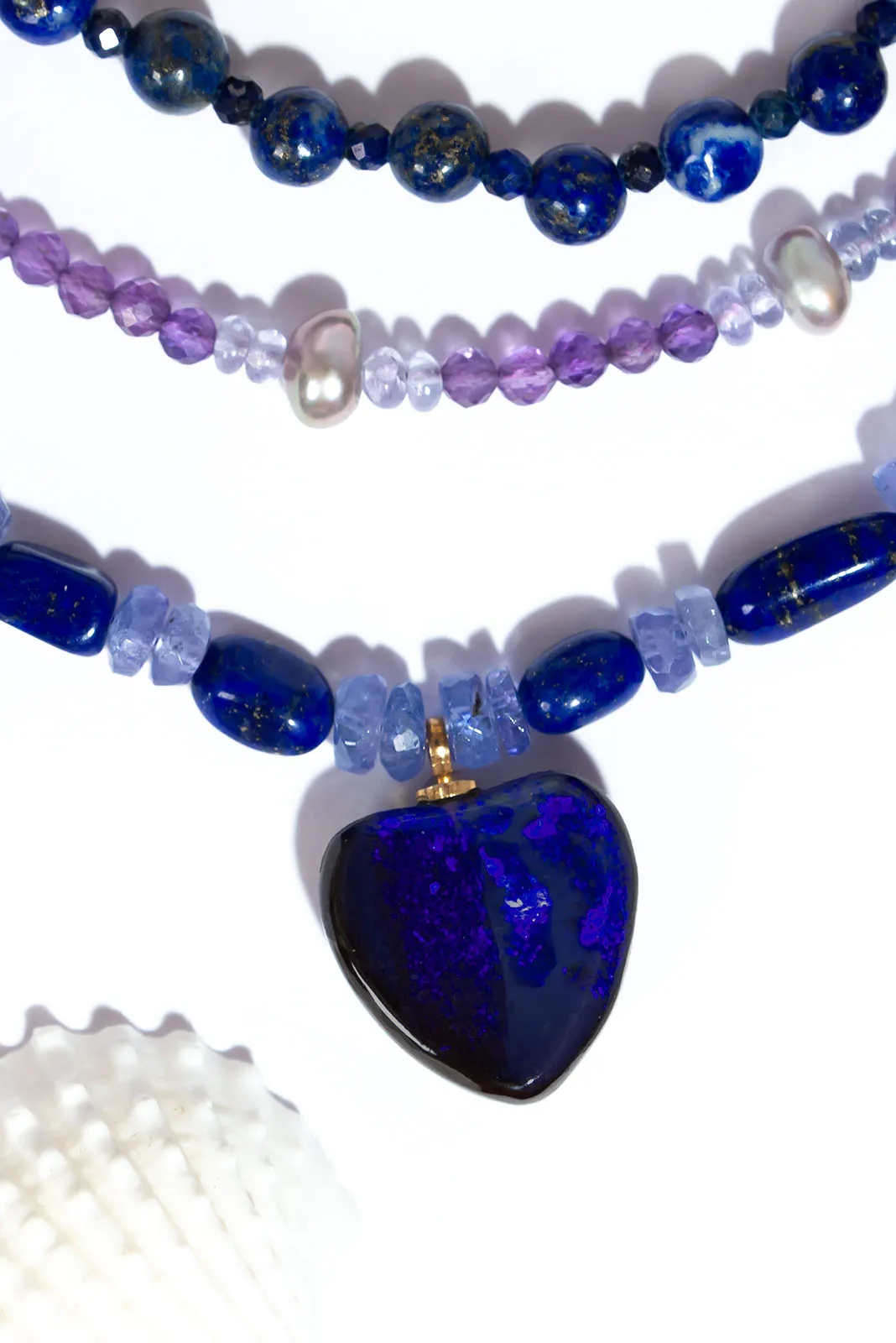 Necklace Gemstone Selene Midnight Romance