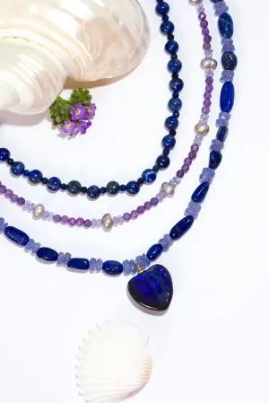 Necklace Gemstone Selene Midnight Romance