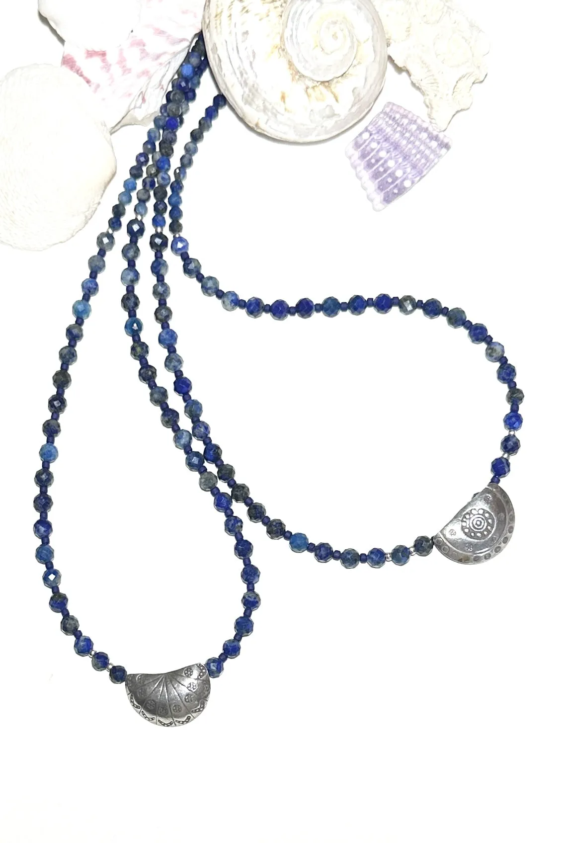 Necklace Lapis Fleur