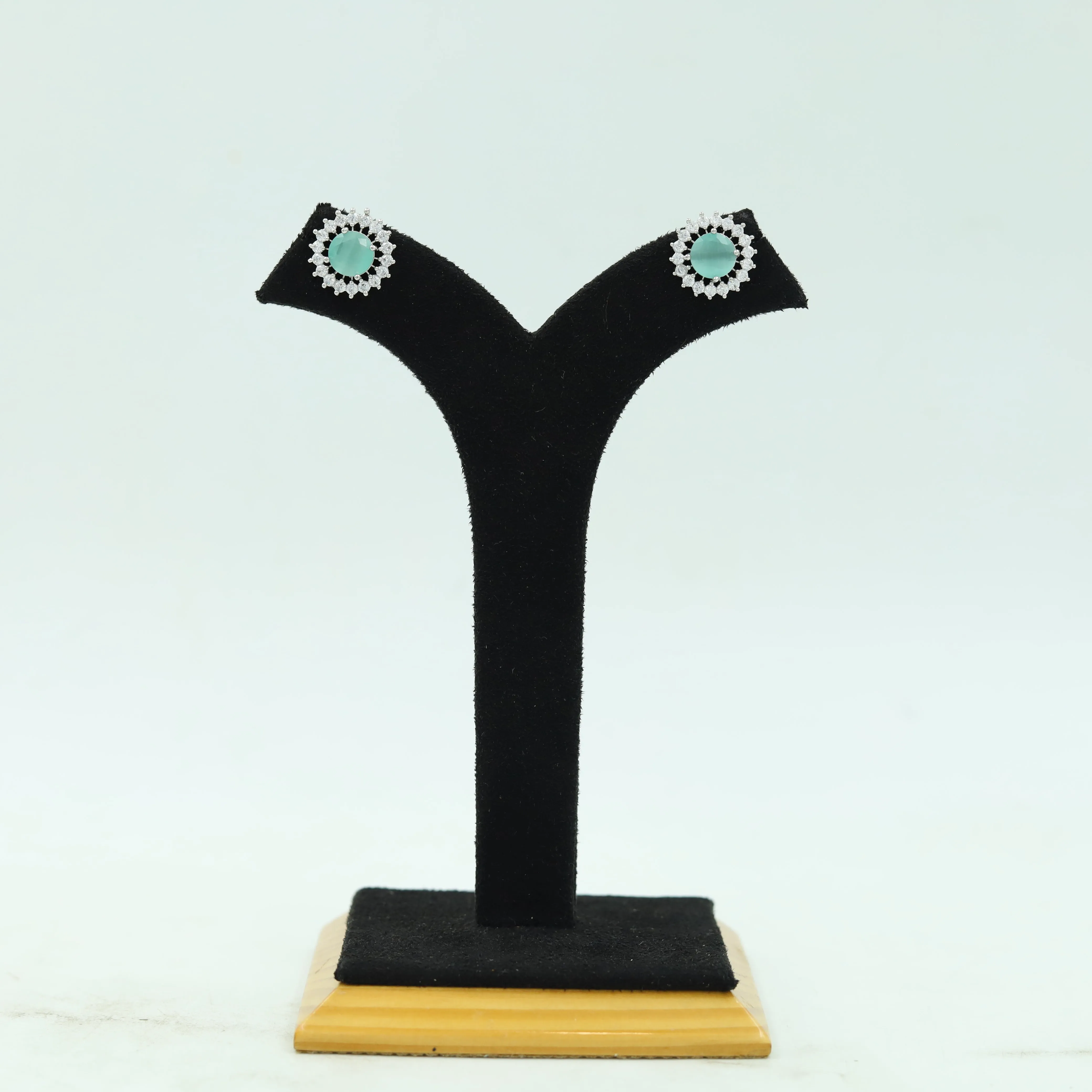 Pearl Choker Zircon/AD Necklace Set 13117-33