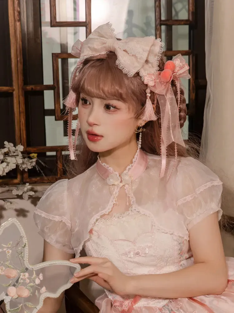 Pink Bowknot Tassel KC