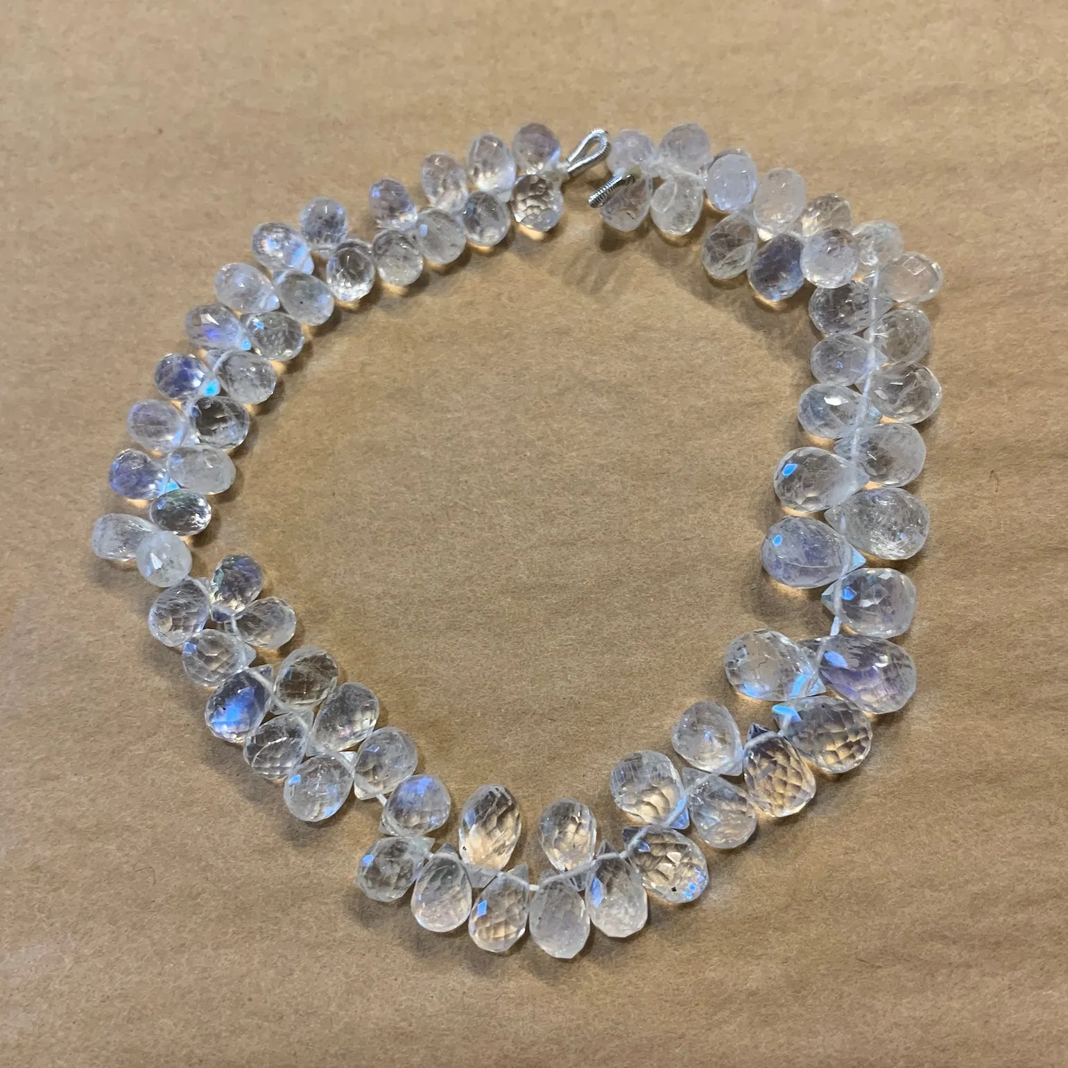 Rainbow Moonstone Briolettes