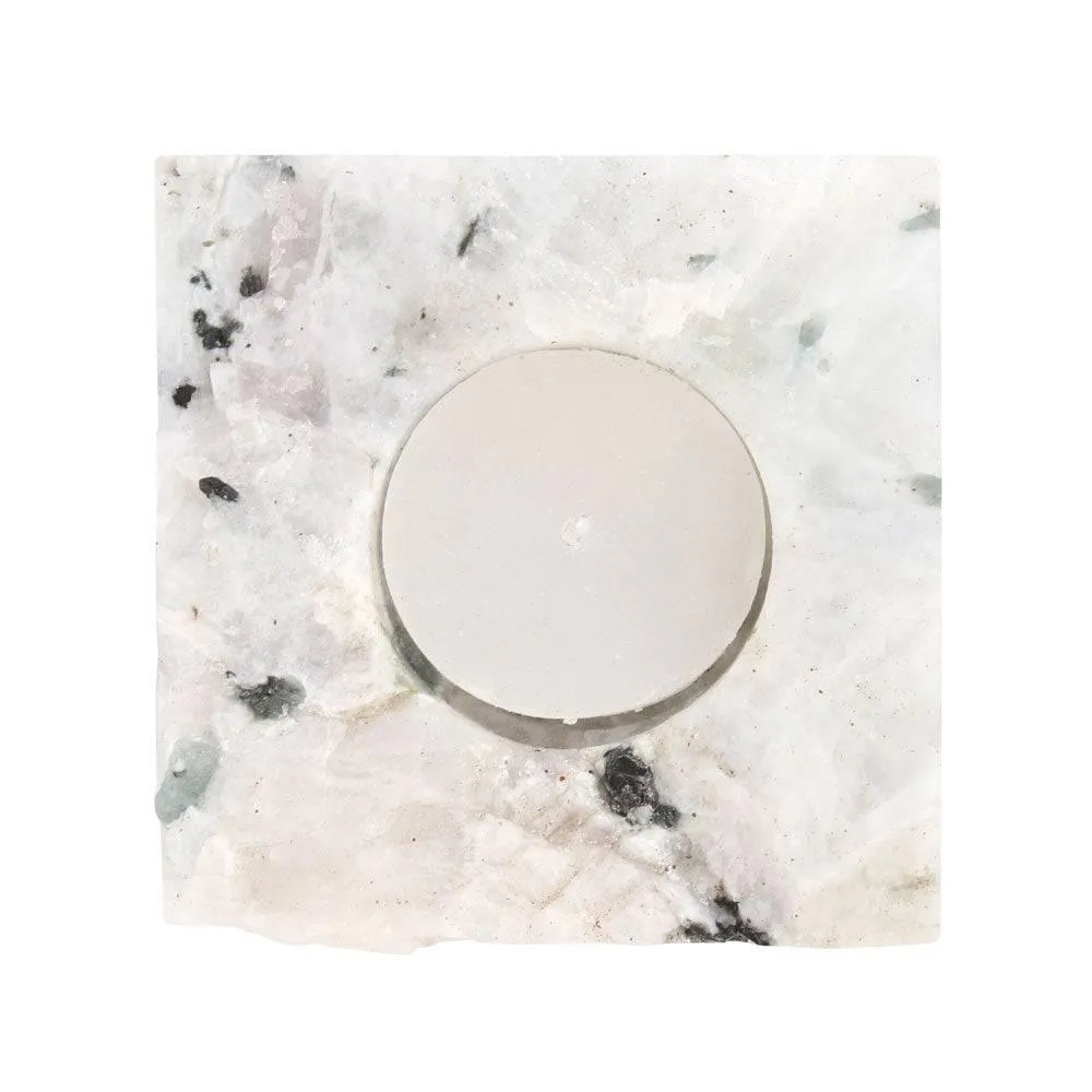 Rainbow Moonstone Candle Holder