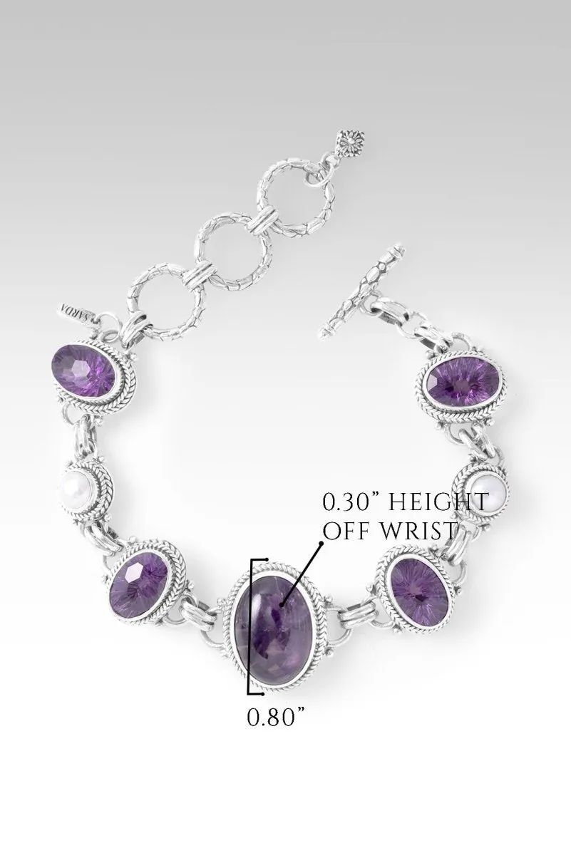 Revive my Faith Bracelet™ in Chevron Amethyst