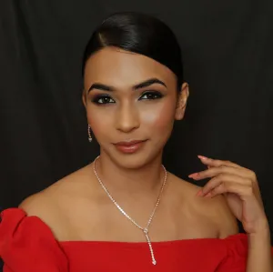 Round Neck Zircon/AD Necklace Set 7170-33