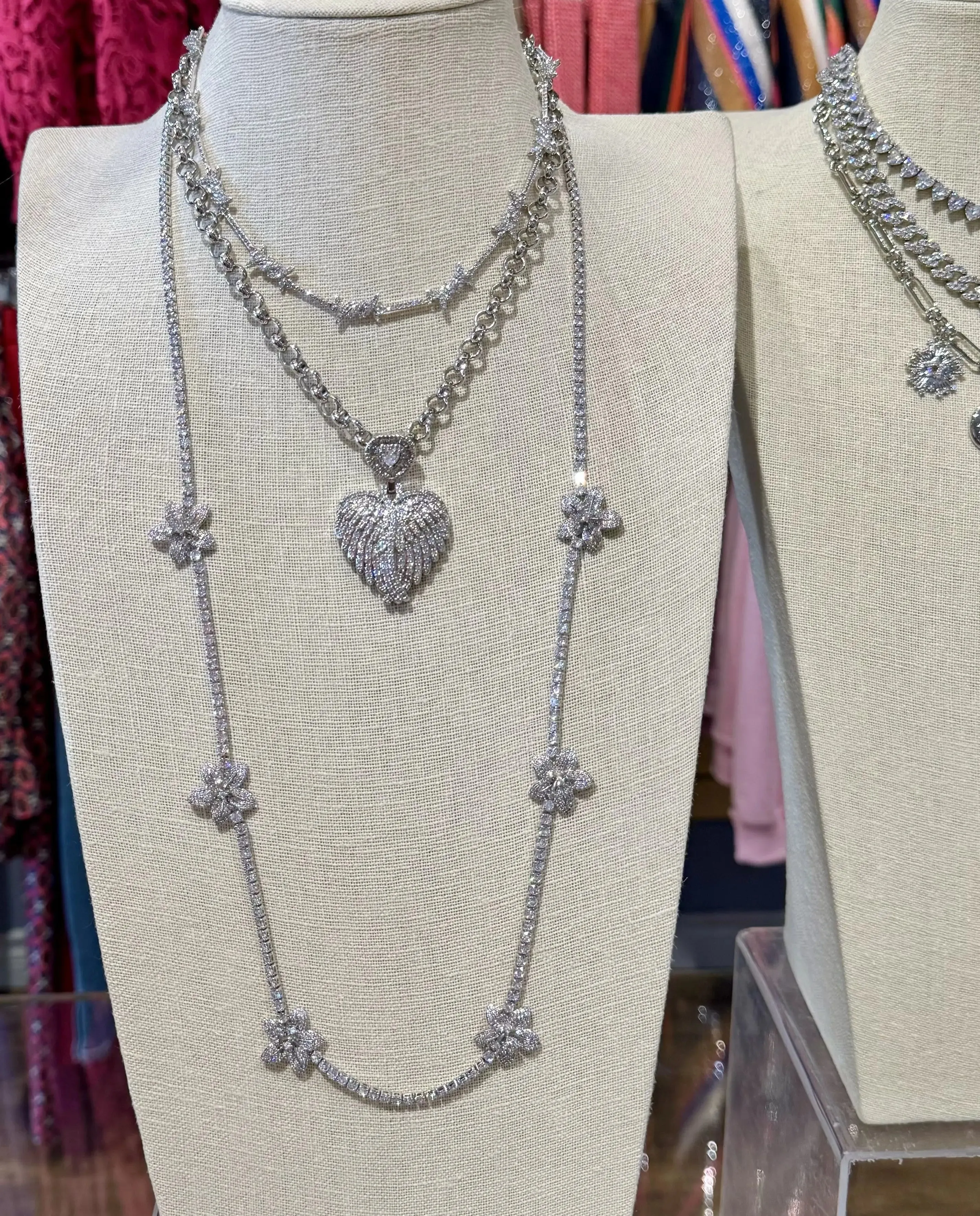 San Remo Long Flower Necklace