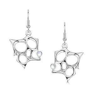 Sculpted By Time Dress Drop Earrings with Moonstone