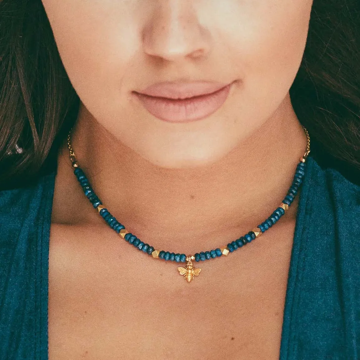 The "Sting Operation" Lapis Lazuli Necklace