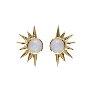 Total Eclipse Stud Earrings - Gold