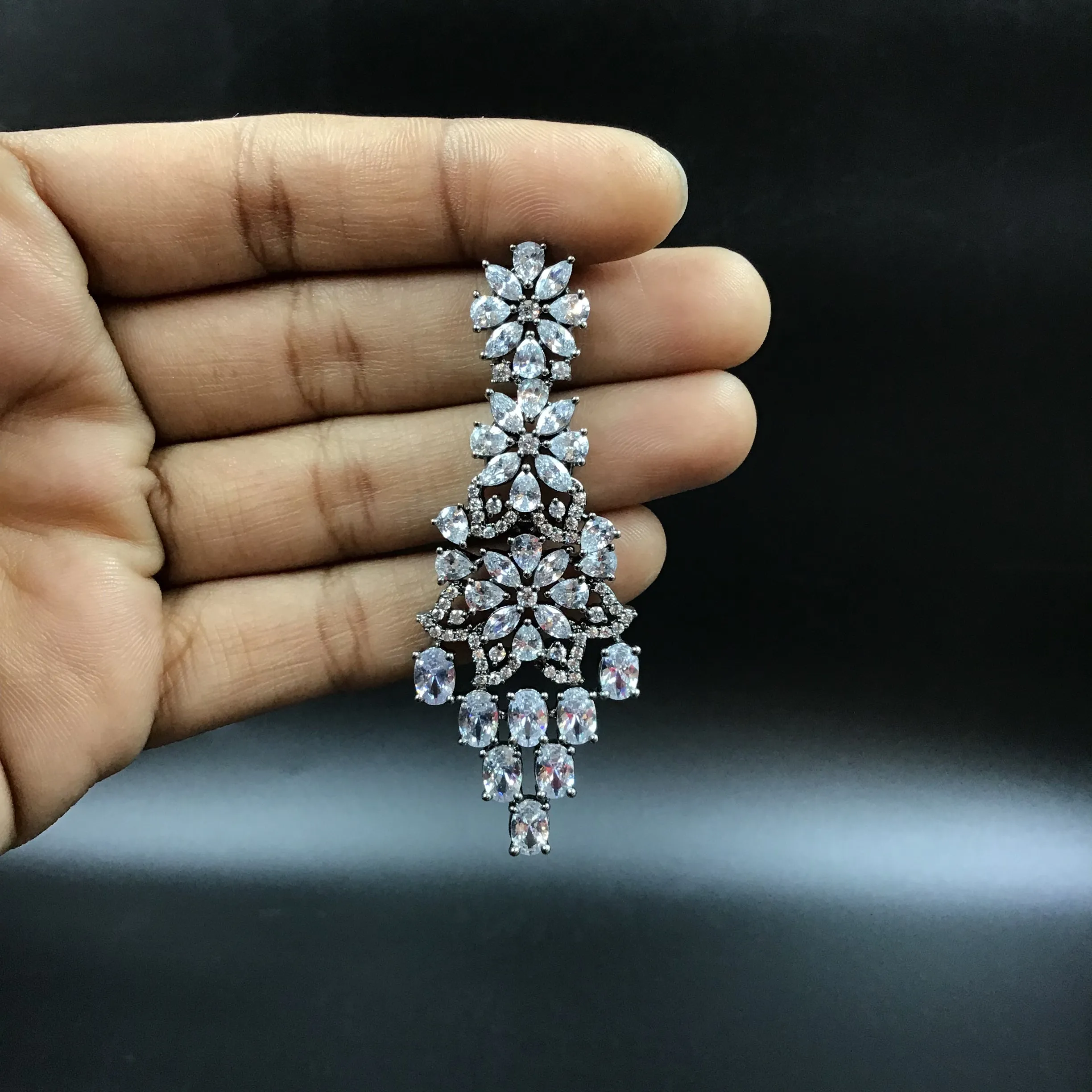 Victorian Zircon/AD Necklace Set  12280-8670